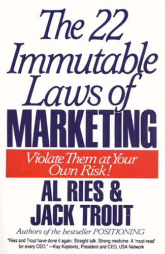 Cover 22 laws of marketing